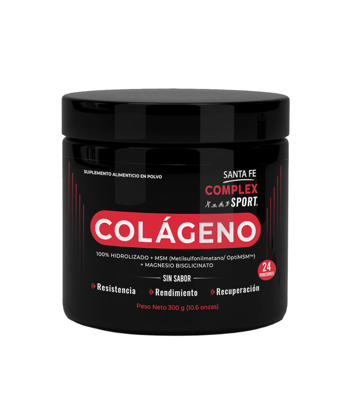 Colageno OptiMSM + Magnesio Bisglicinato Complex Sport - Tarro 300 g