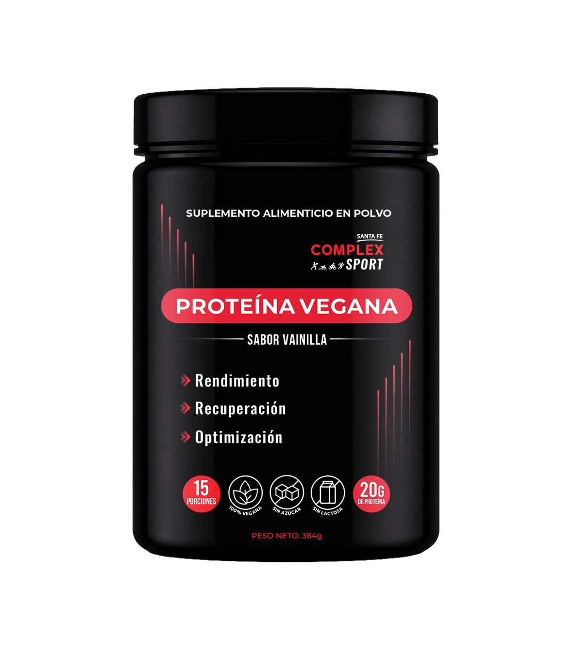 Proteina Vegana Complex Sport - Tarro 384 g