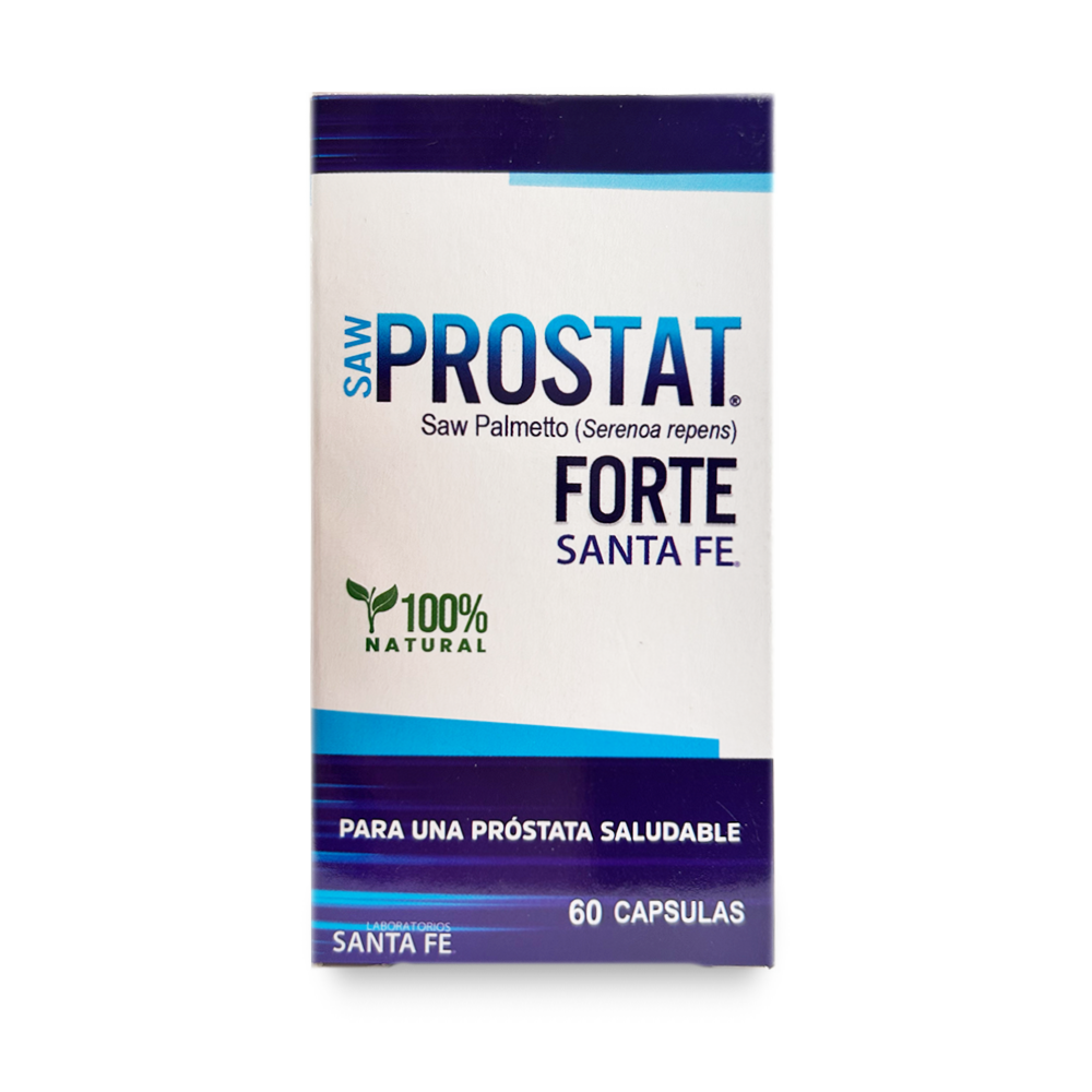 Saw Prostat Forte Santa Fe 60 capsulas - Frente